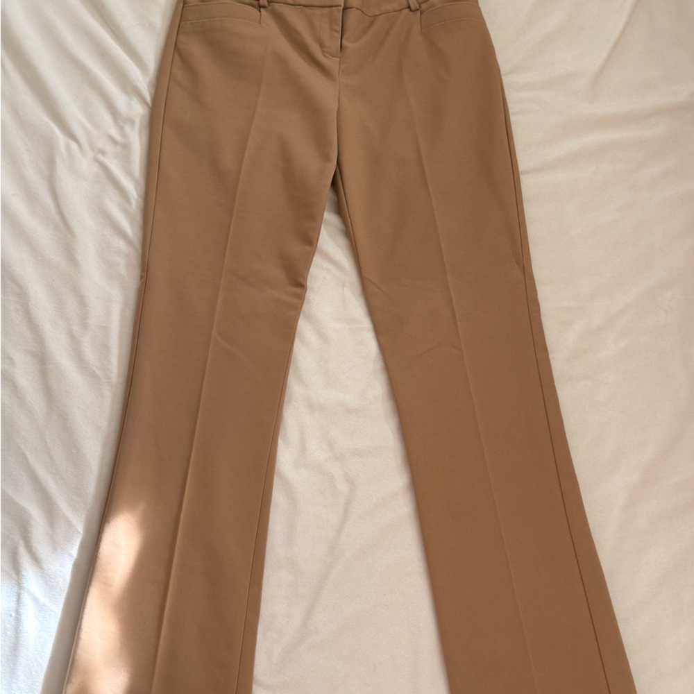 Express Camel Flare Pants